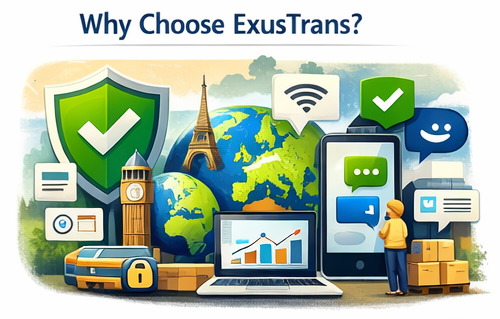 Sichere digitale Frachtplattform mit Tracking-, Kommunikations- und vertrauenswürdigen Logistikfunktionen